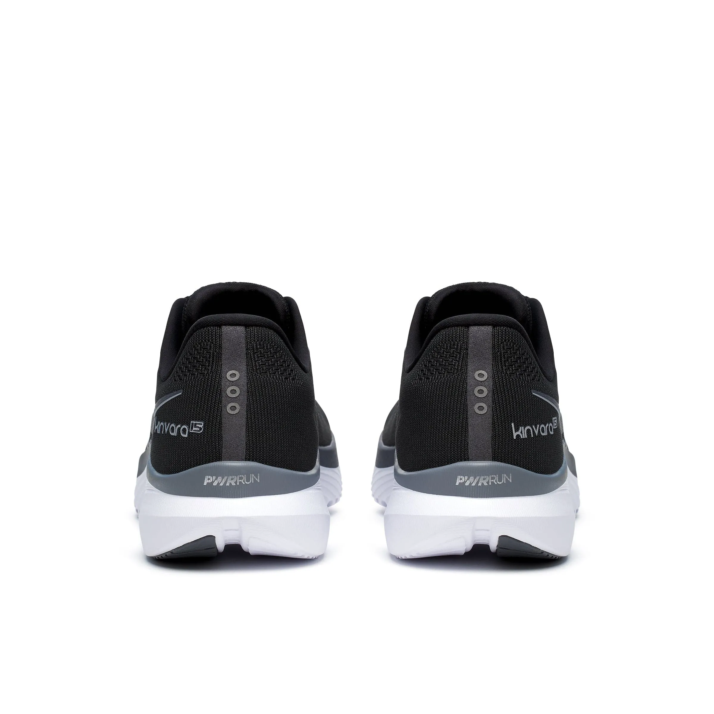 travel - running shoes memory - foam insole shoes Saucony Kinvara 15 Men's Running Shoes Black/White AW24