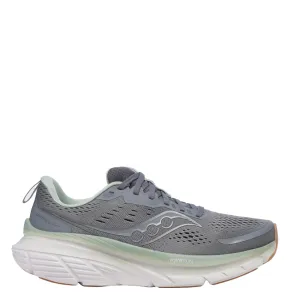 leather running shoes Saucony Men's Guide 18 Running Shoes in Carbon/Iceberg - Online Exclusive