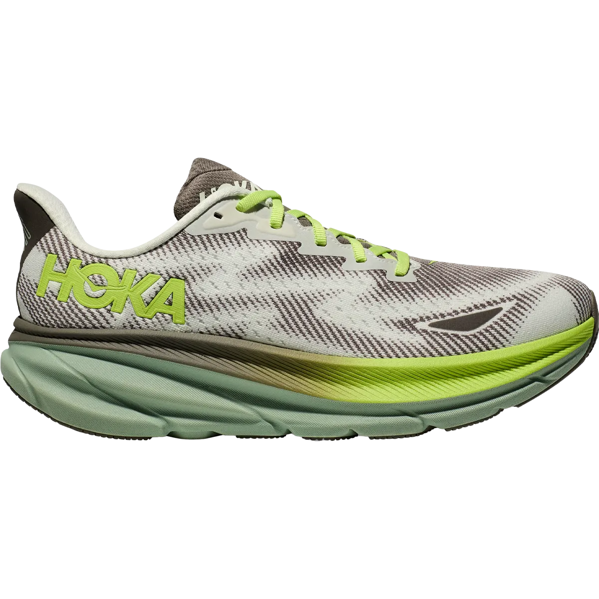 Snowy running traction Men's Clifton 9 GTX