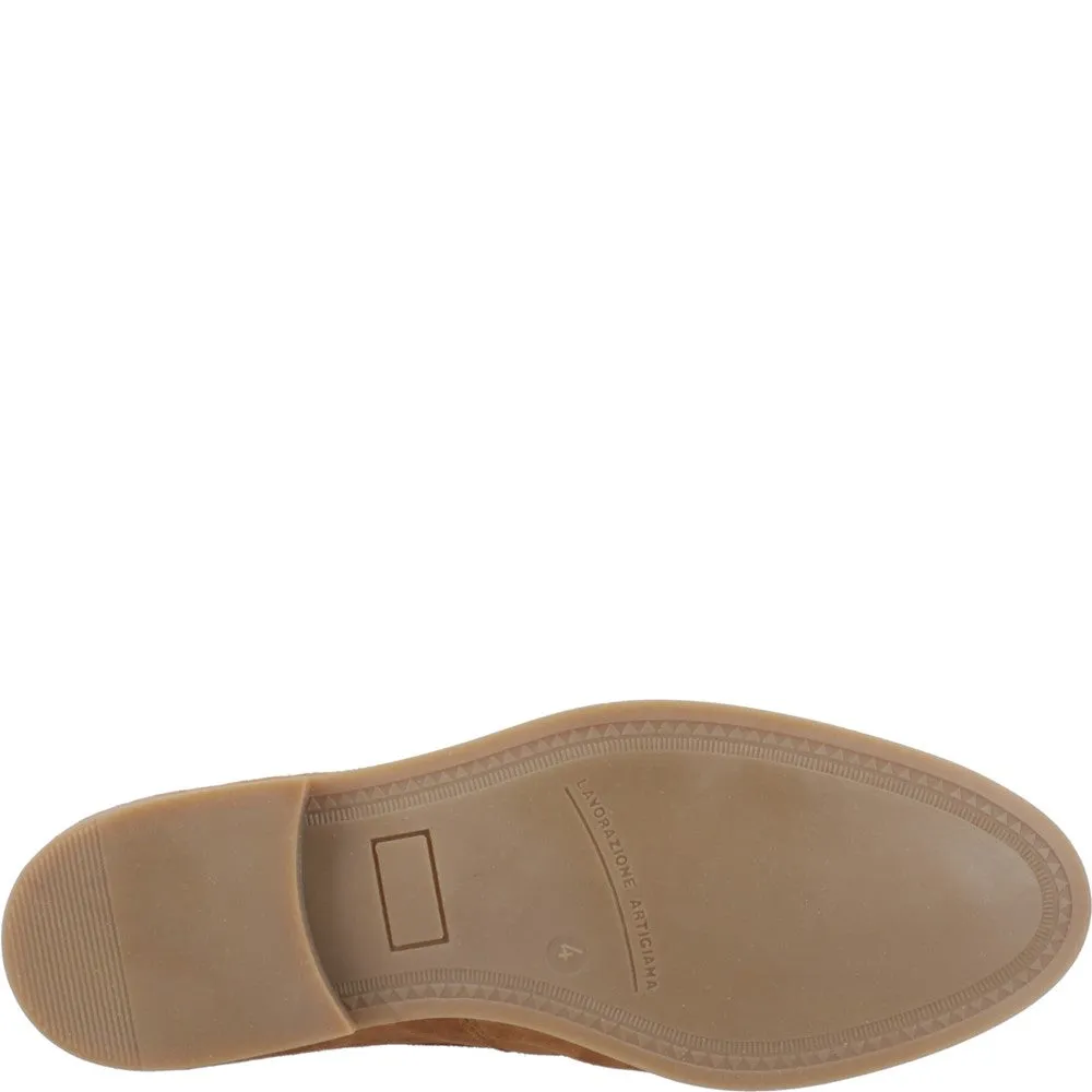 Tan Natasha Loafers Supportive Footbed
