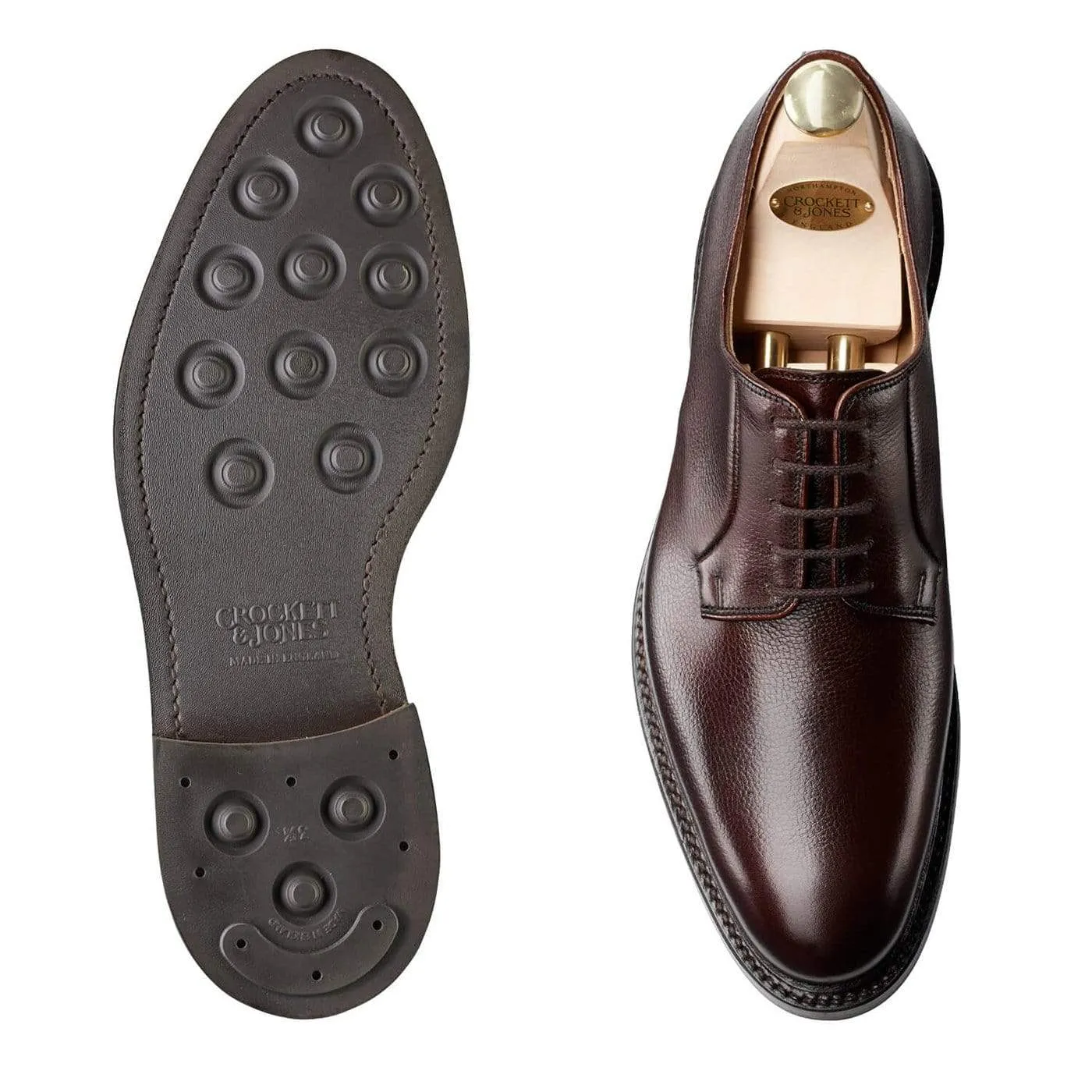 Lamont 2 Dark Brown Pebble Grain Seasonal Look