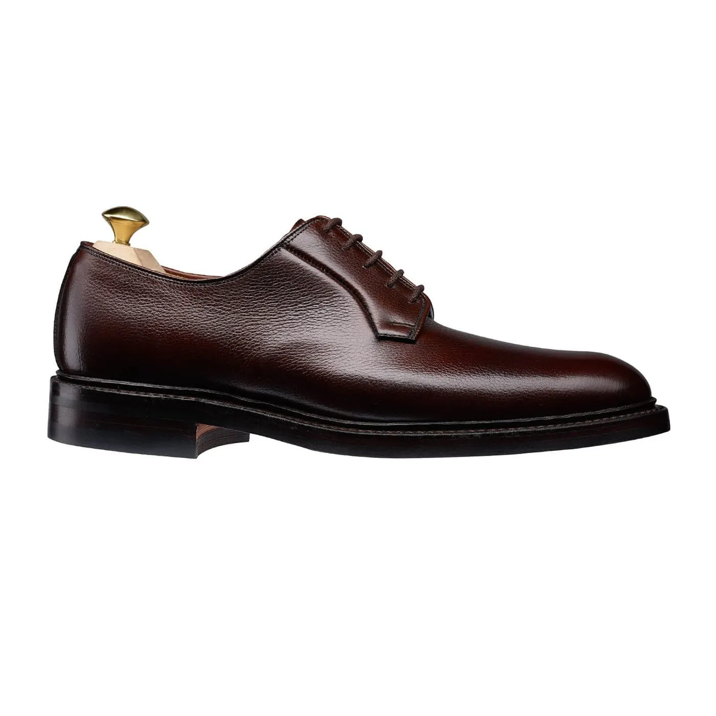 Lamont 2 Dark Brown Pebble Grain Classic Tailored Touch Comfort Tread