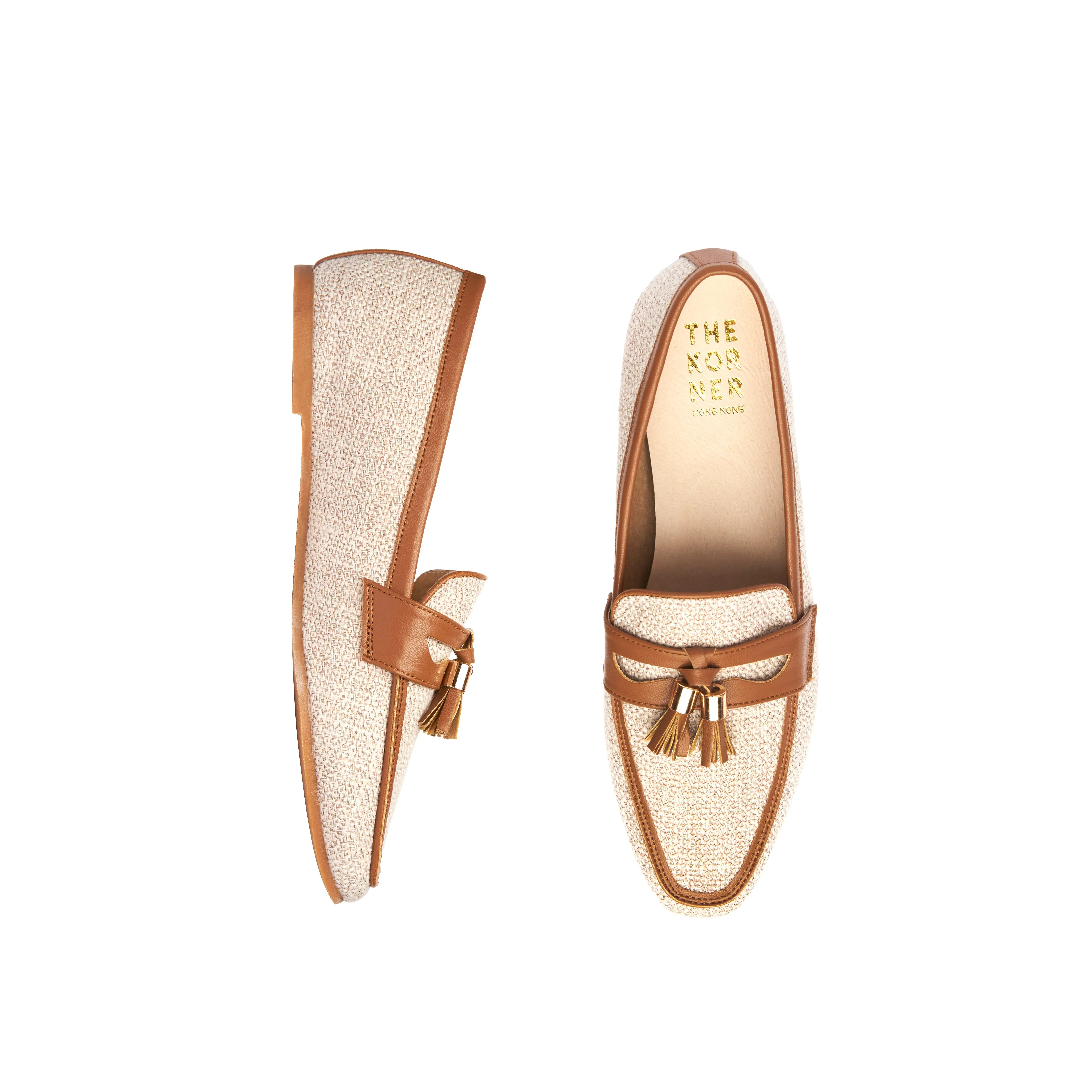 Kenni Tassel Loafers - Nude ( BEIN ) Comfortable Leather Slip-ons