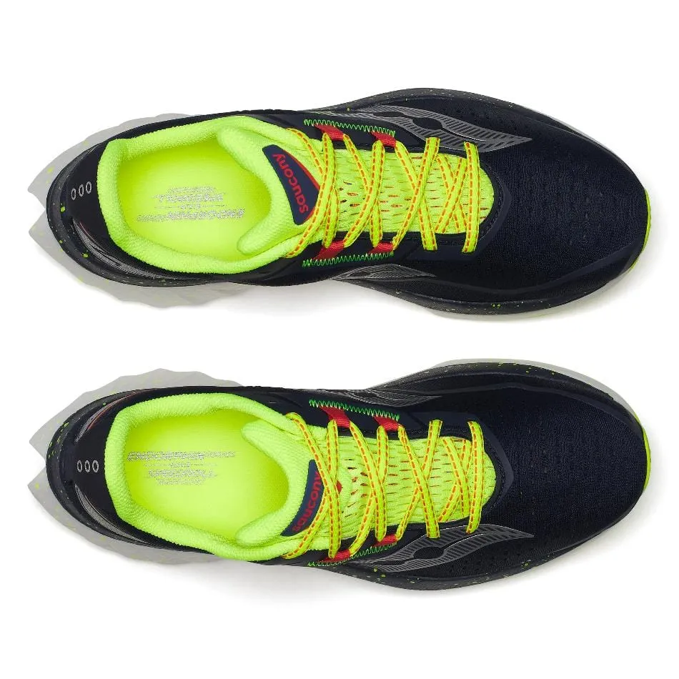 Sock - like feel Saucony Men's Endorphin Speed 4 Running Shoes in Navy/Pepper SS25