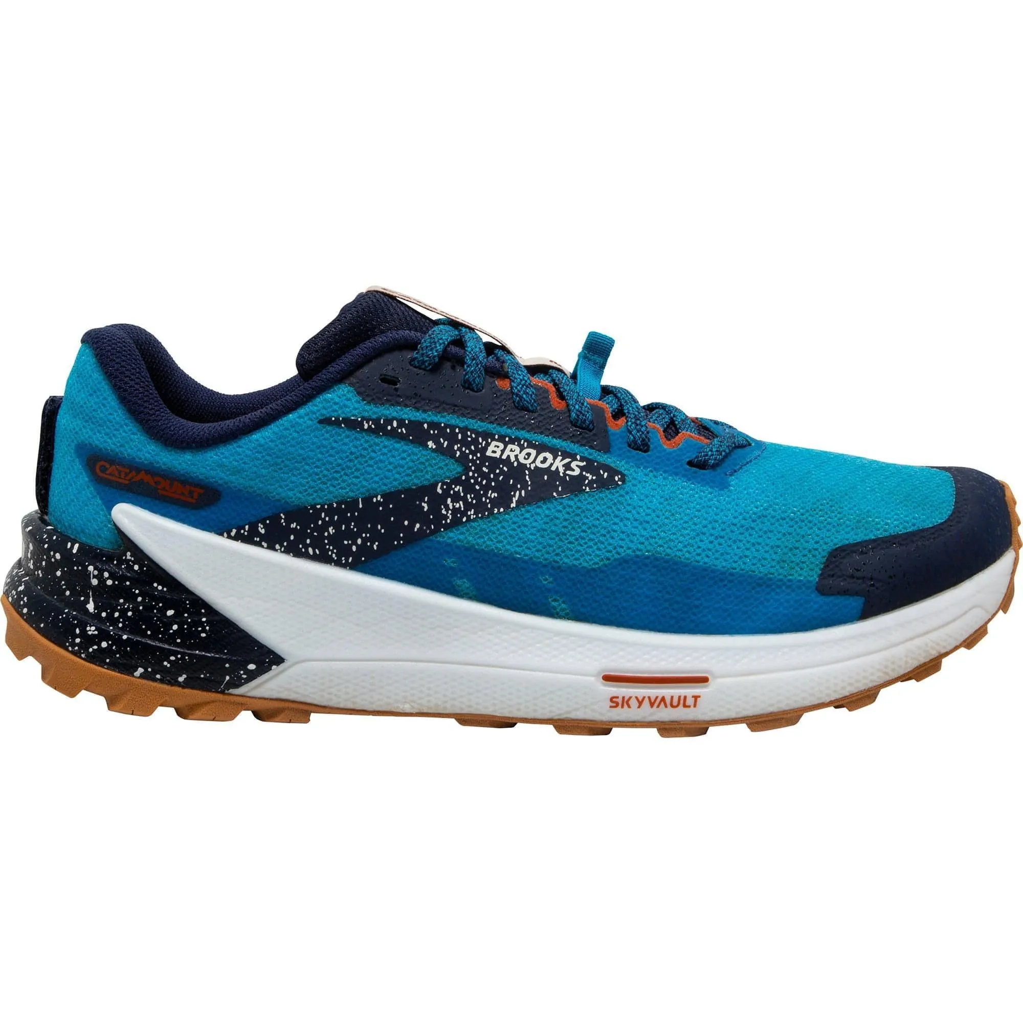 insulated Brooks Catamount 2 Mens Trail Running Shoes - Blue
