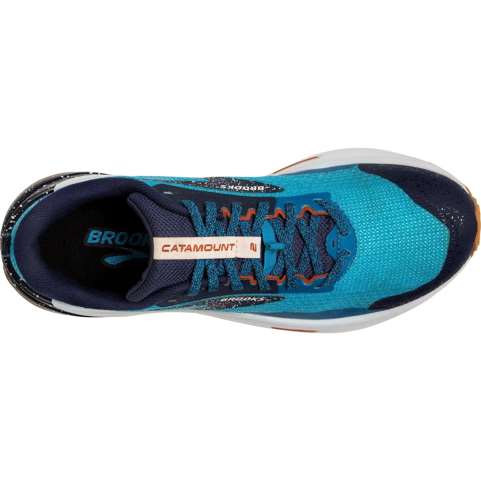 Motion Comfort Brooks Catamount 2 Mens Trail Running Shoes - Blue