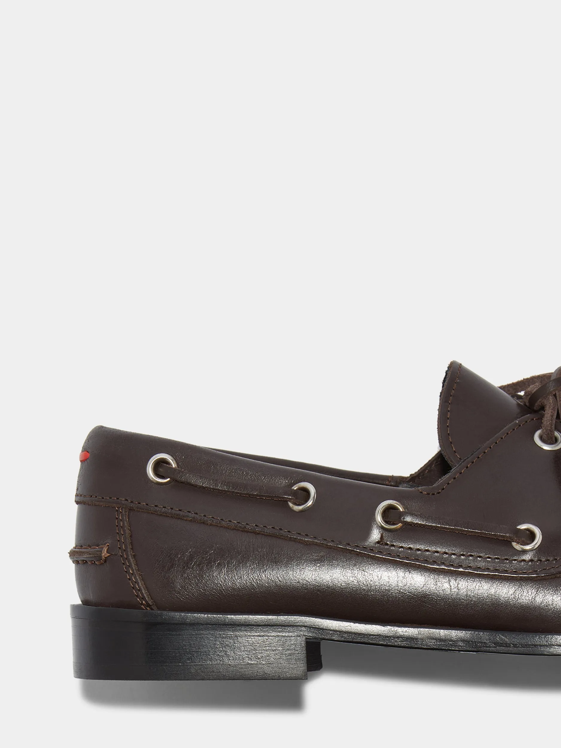 Beach Lane Practical Style Harris Leather Moccasin Flats