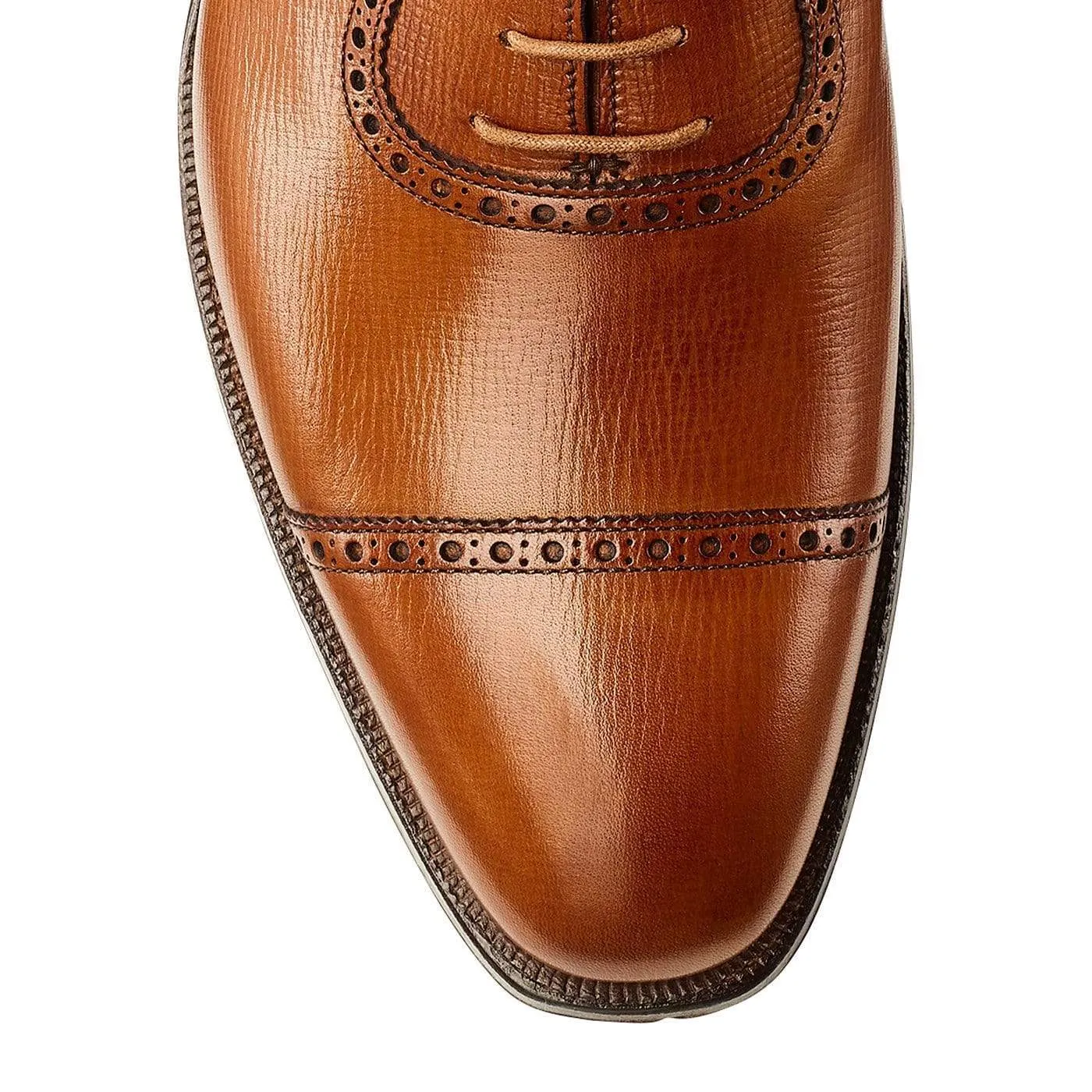 Albany 4 Tan Willow Grain Elastic laces