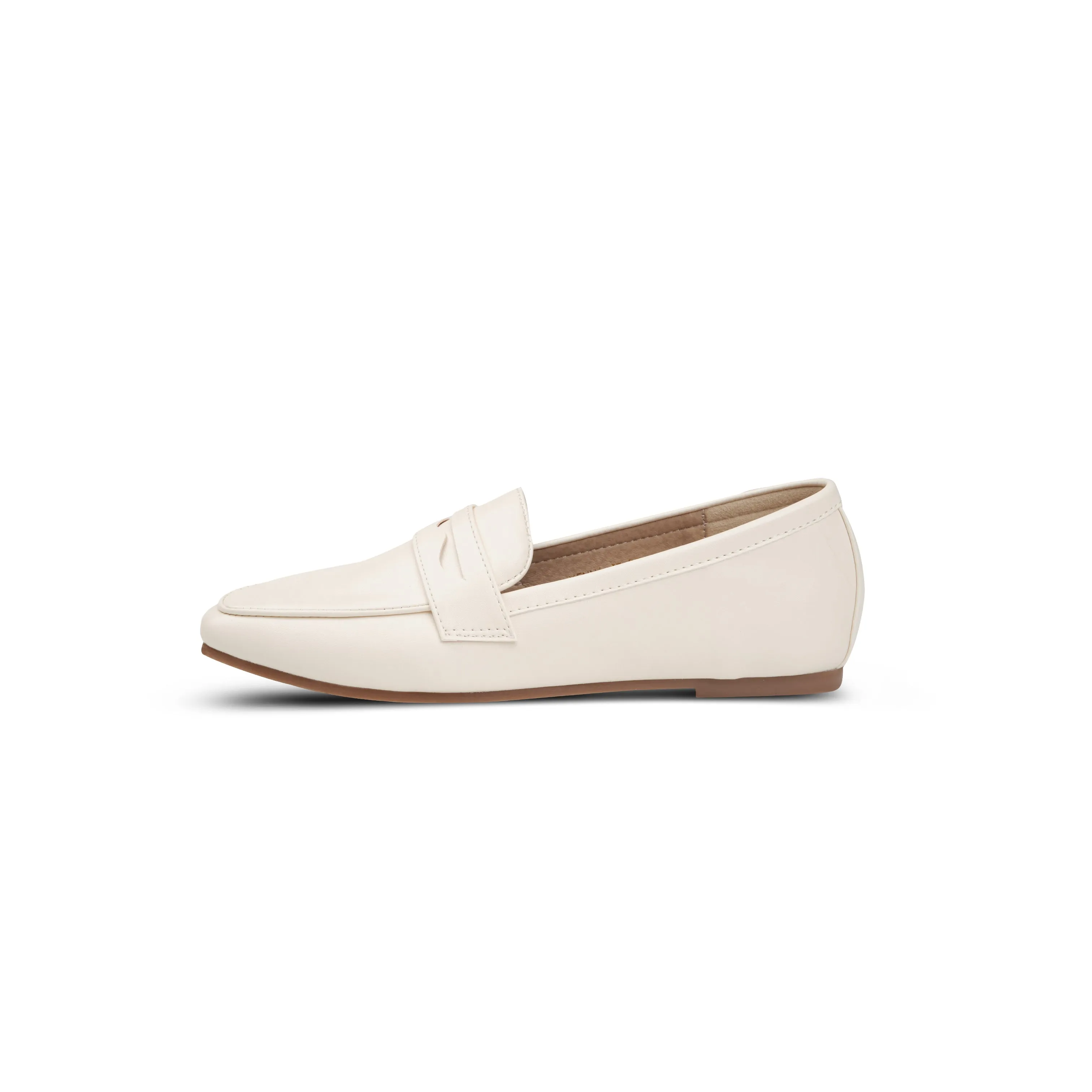 Kenni II Leather Loafers - Creamy White (BEI) Casual Office Shoes