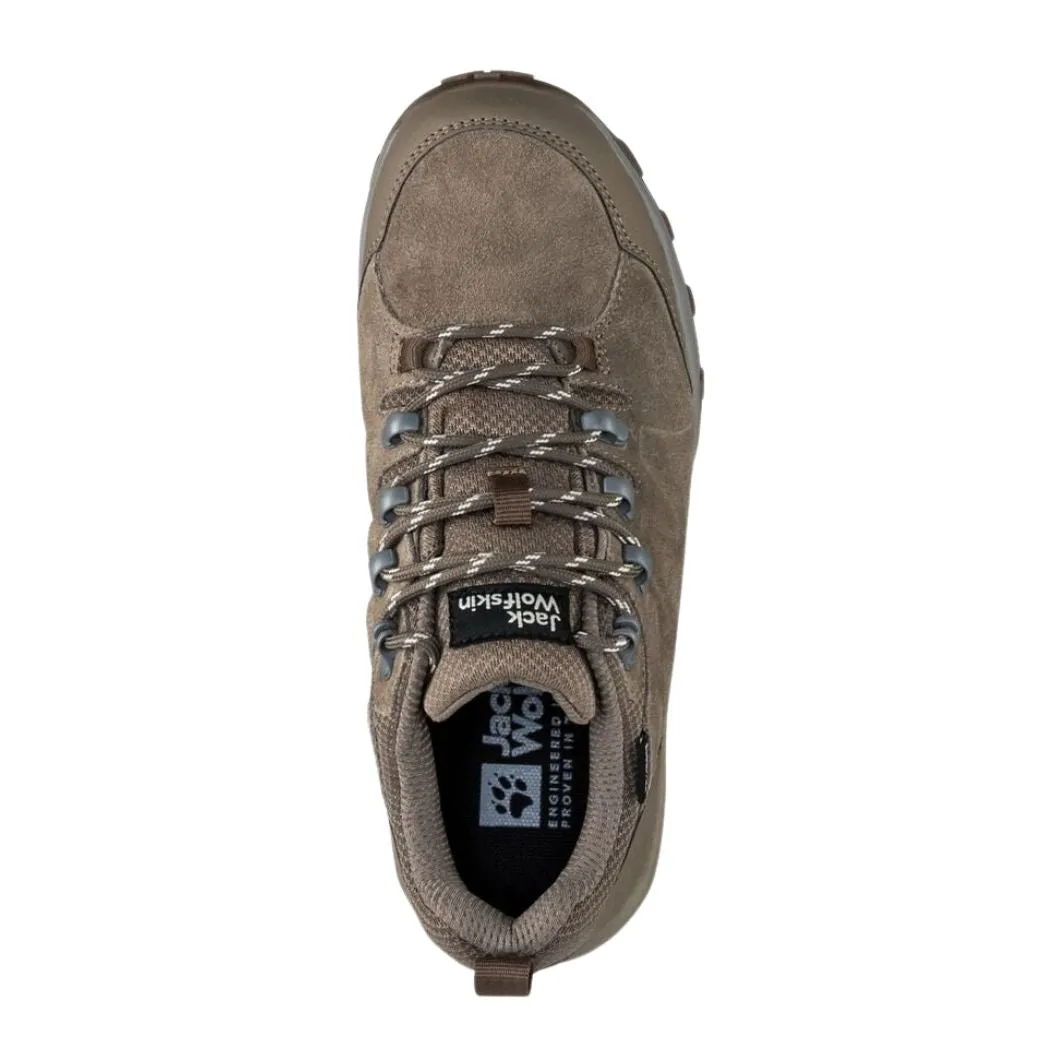 Harbor Mood School Style jack wolfskin Refugio Texapore Low Women's Waterproof Hiking Shoes