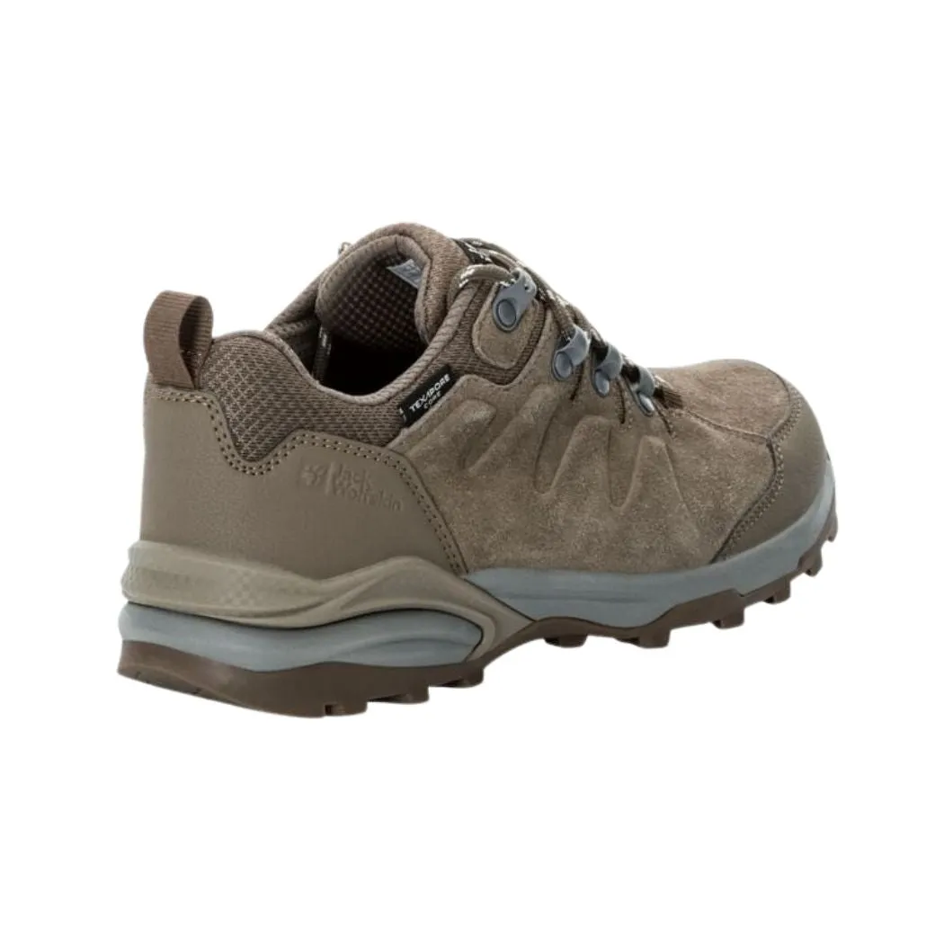 jack wolfskin Refugio Texapore Low Women's Waterproof Hiking Shoes Cold Tone