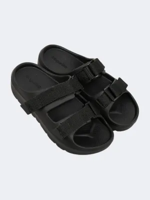 Oil And Gaz Chic Beach Kids Stripe Slide Black Comfort Run Daily Comfort