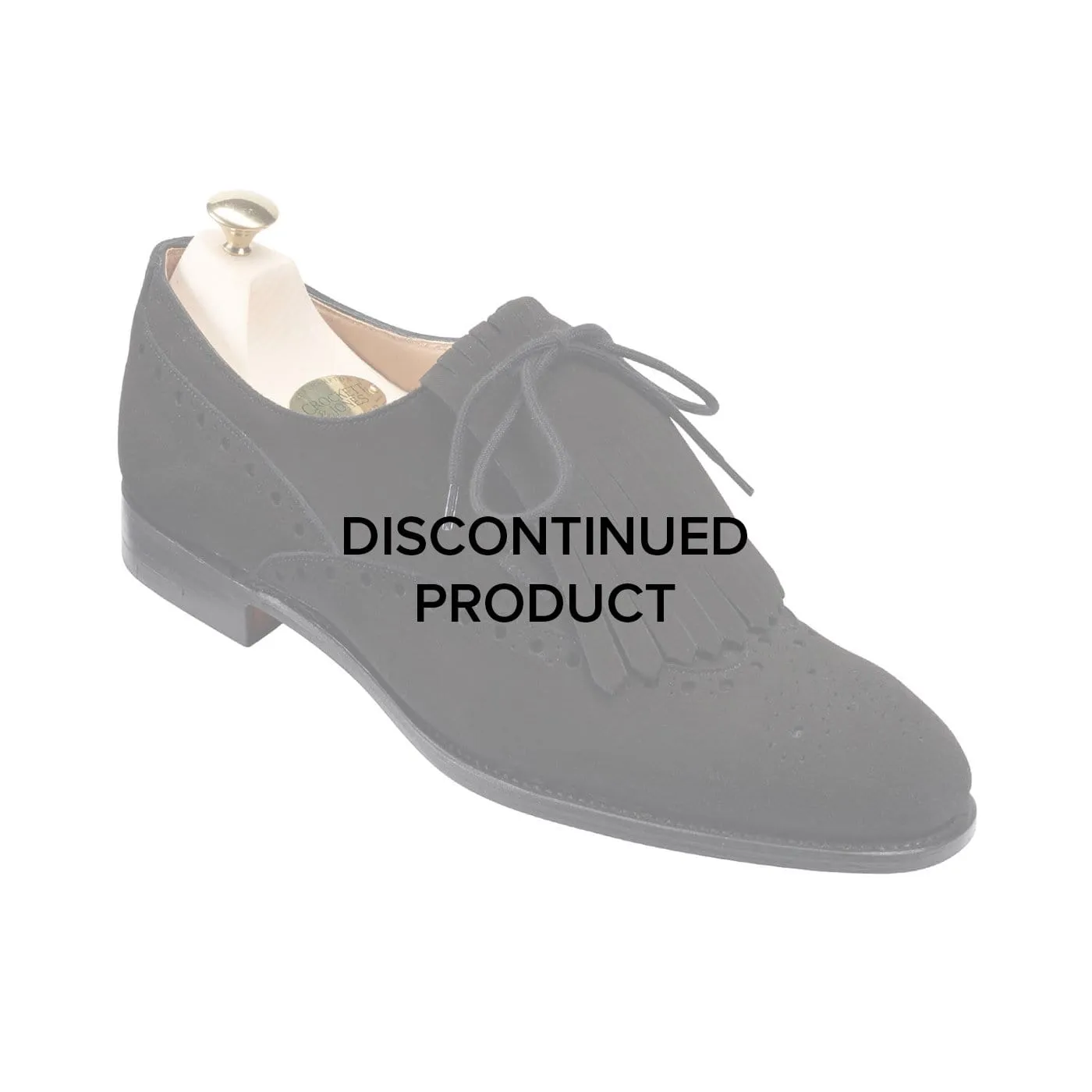 Stylish Office Profile Premium City Style Jessica Black Calf Suede