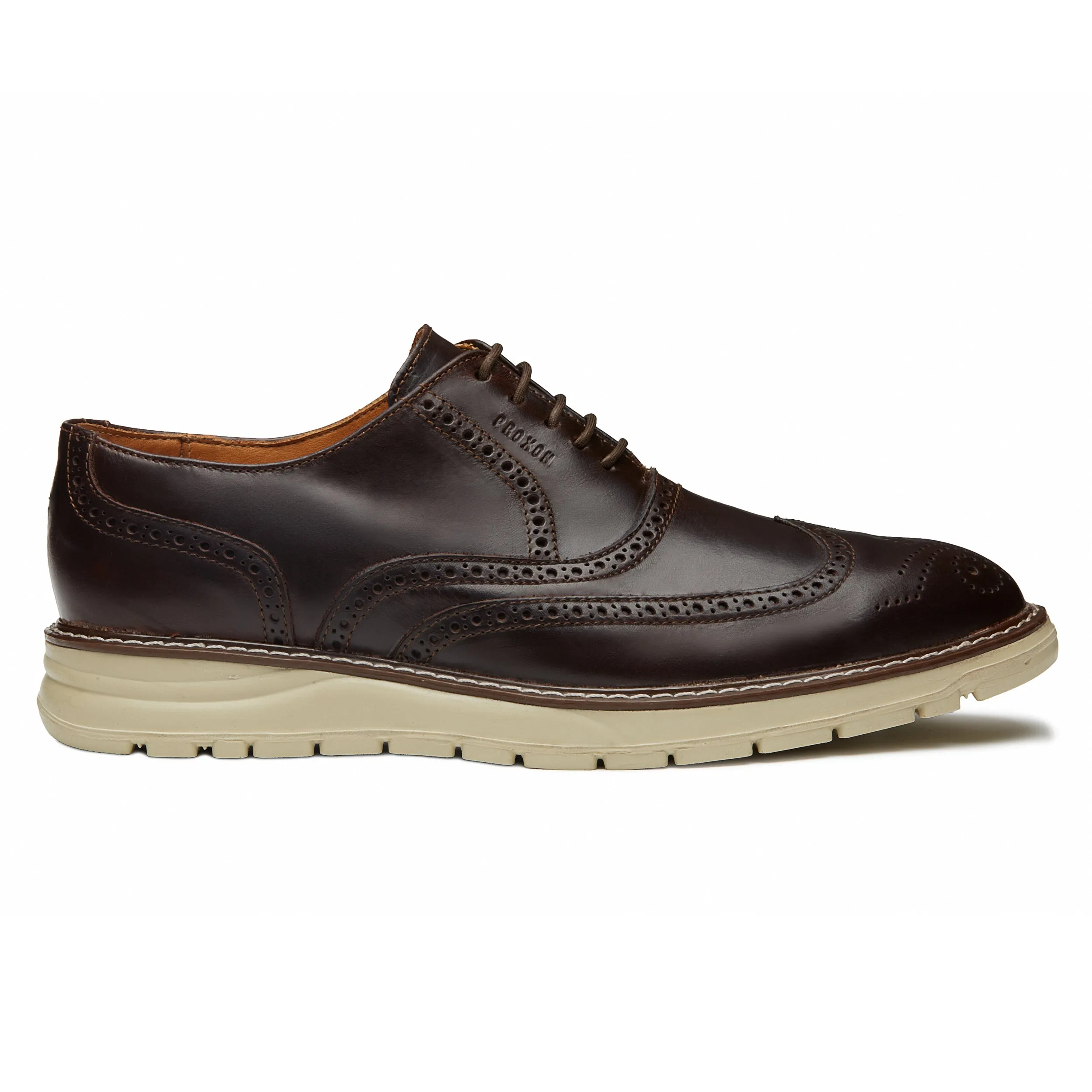 Comfort Style STEEL TOE OXFORD SHOE VOLTA BROWN