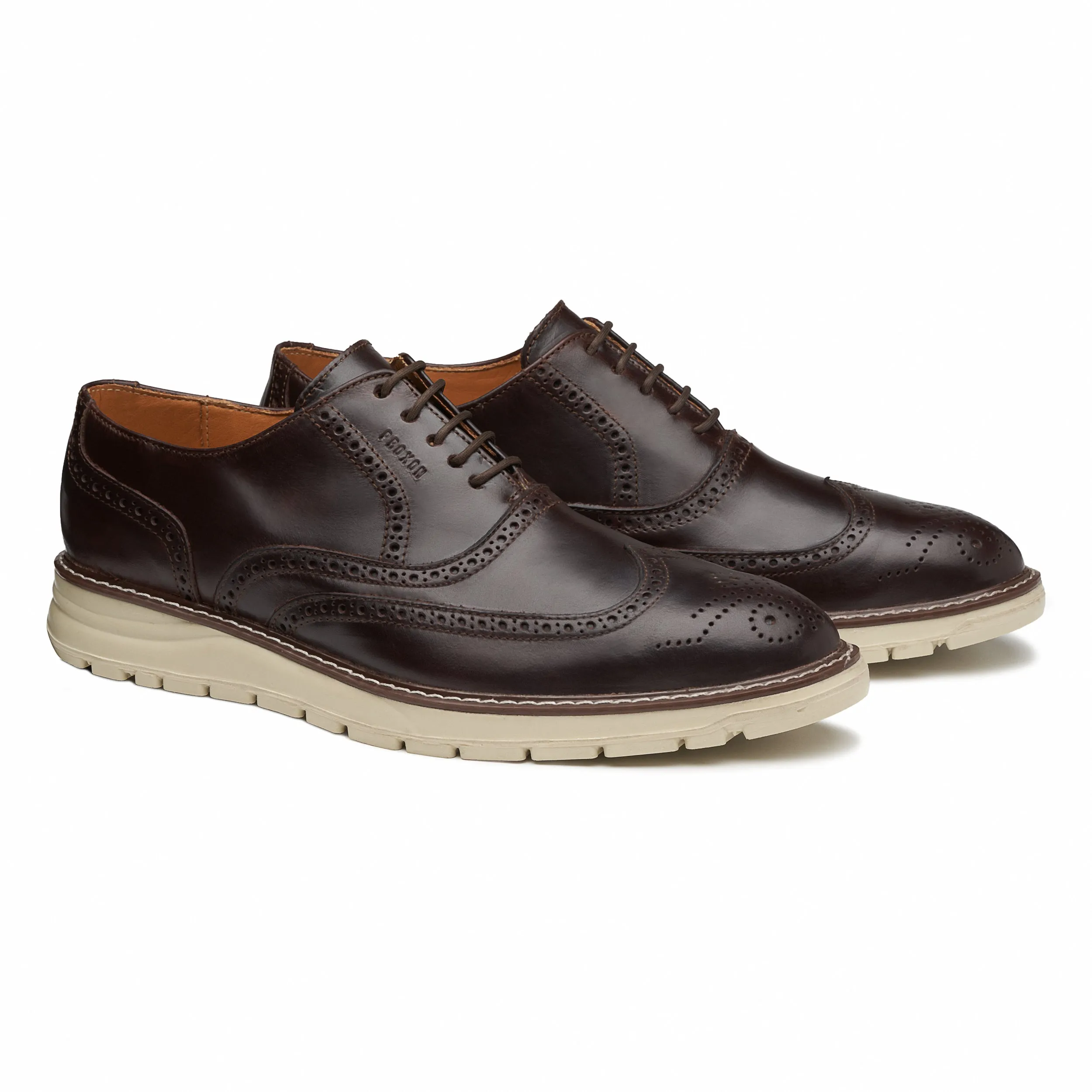 Sharp Shoes STEEL TOE OXFORD SHOE VOLTA BROWN