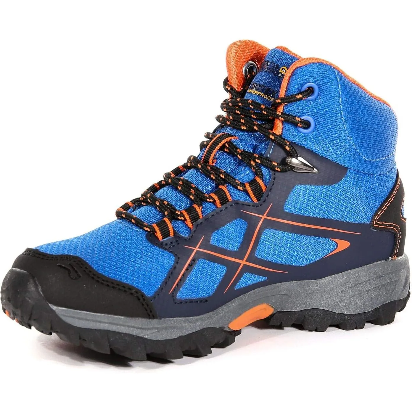 Regatta Kota Mid Junior Waterproof Walking Boots - Blue Stable Hike Fit