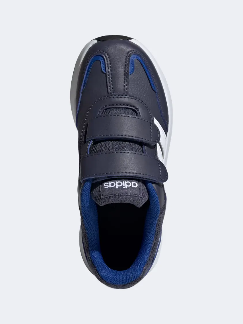 Comfort toe Adidas Tensaur Switch Ps-Boys Sportswear Shoes Navy/White/Blue