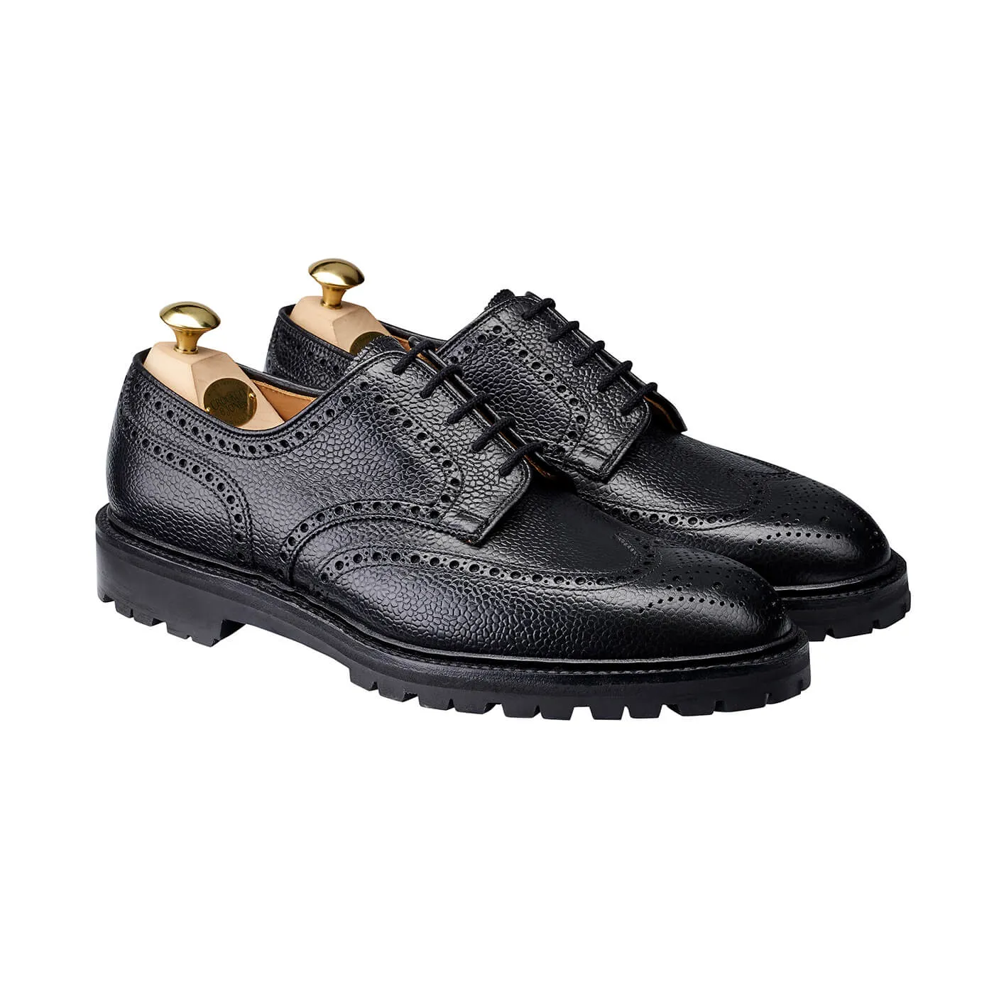 Smart Outfit Polished Attire Pembroke Black Scotch Grain