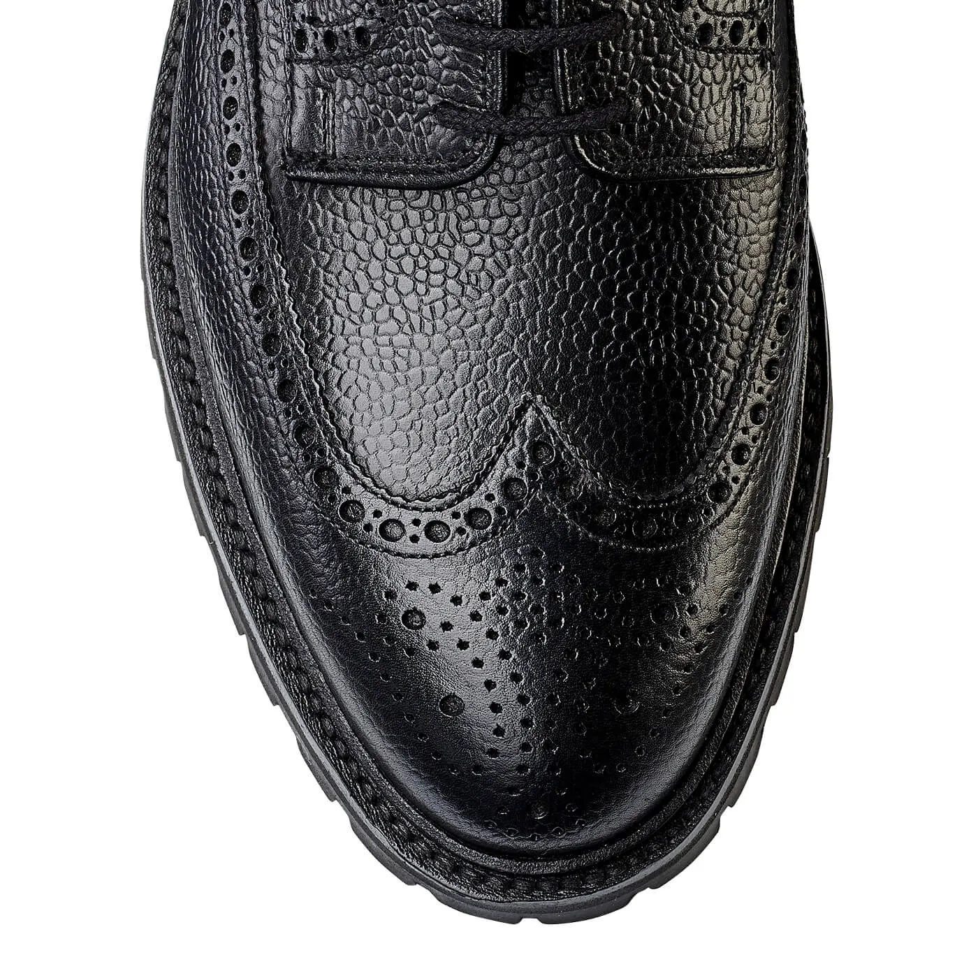 Elegant Business Style Easy Step Pembroke Black Scotch Grain