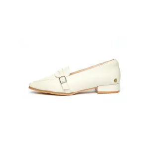 Supportive Walk Klassic Buckle Loafers - Beige (BEI)