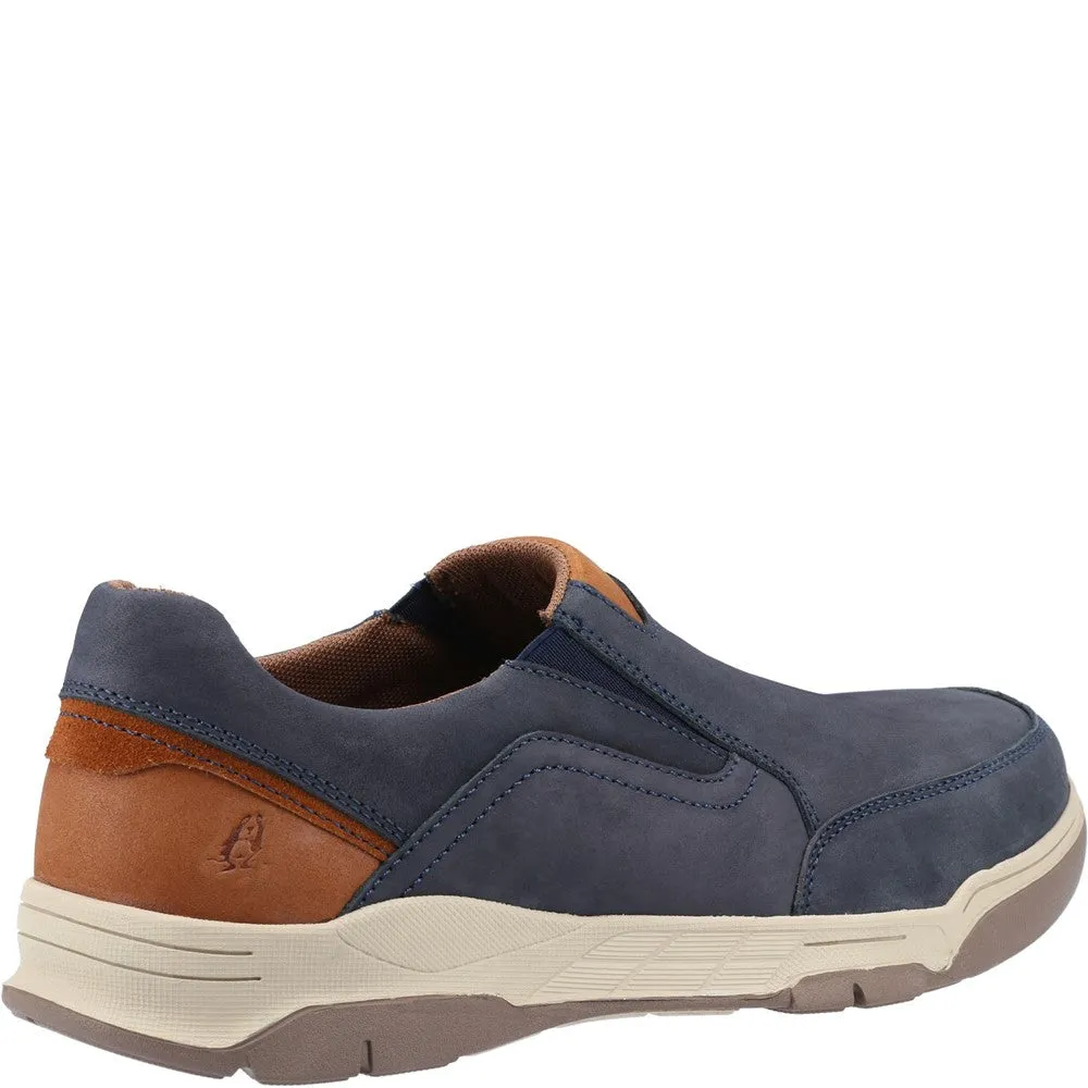 Navy/Tan Fletcher Slip-On Shoes Goodyear Welted