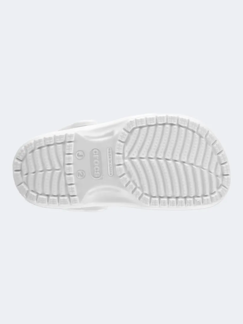 Run Free Crocs Classic Clog Kids Lifestyle White
