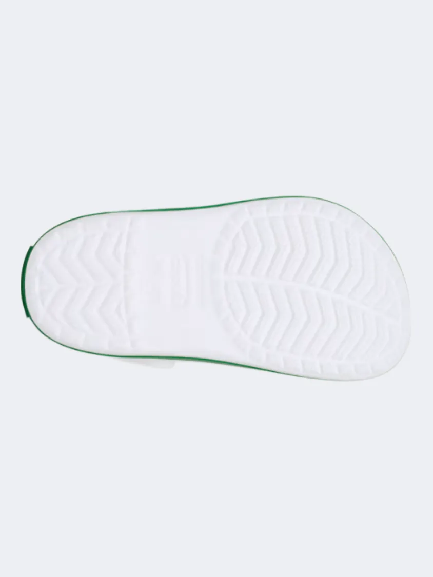 Foot Ease Vital Step Crocs Crocband Kids Lifestyle Clog White/Green Ivy