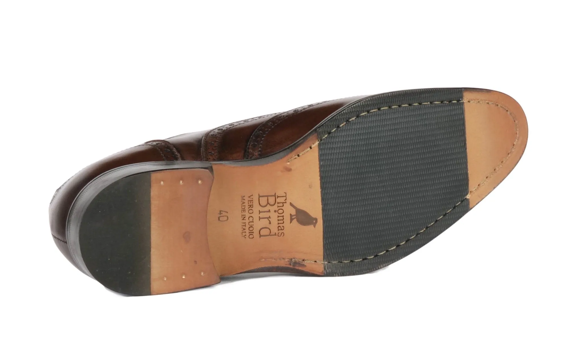 Cambridge Wingtip Oxford Brogue Brown Chic Fit