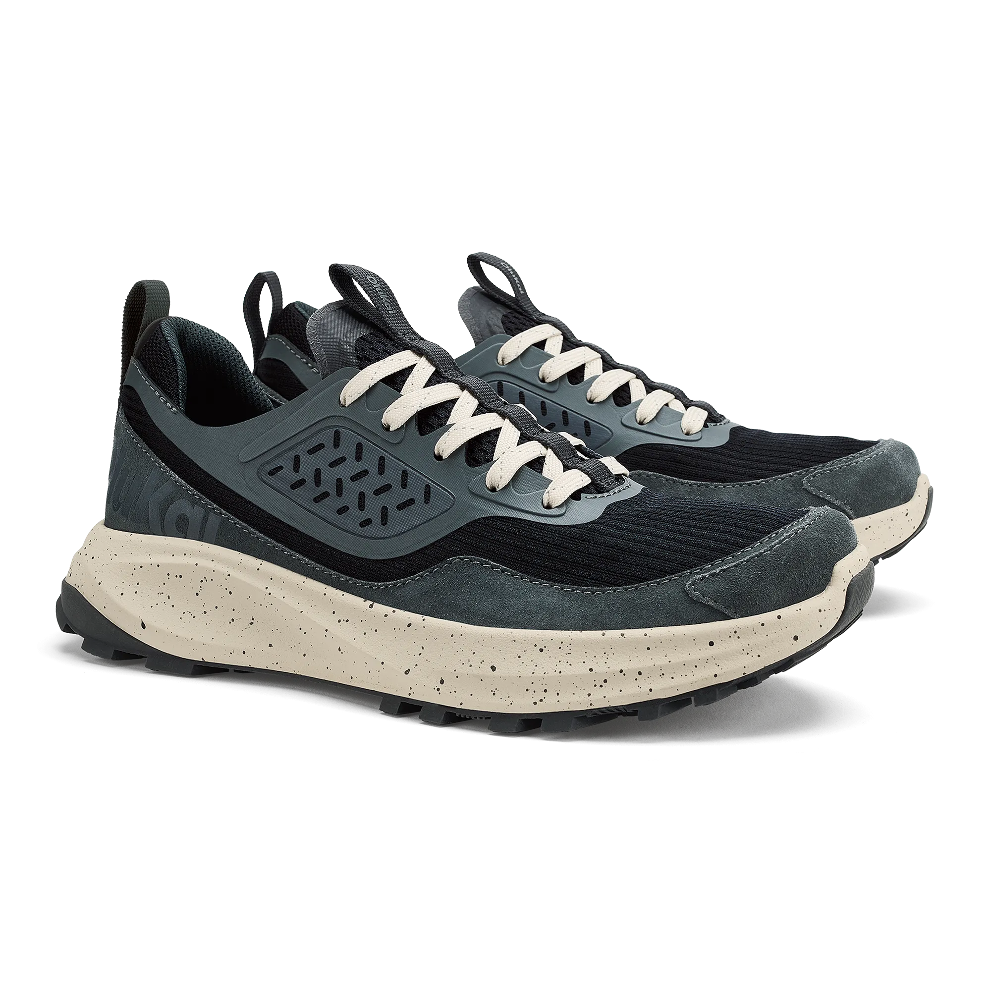 Makiki  -  Lava Rock / Dk Shadow Elastic Slip On