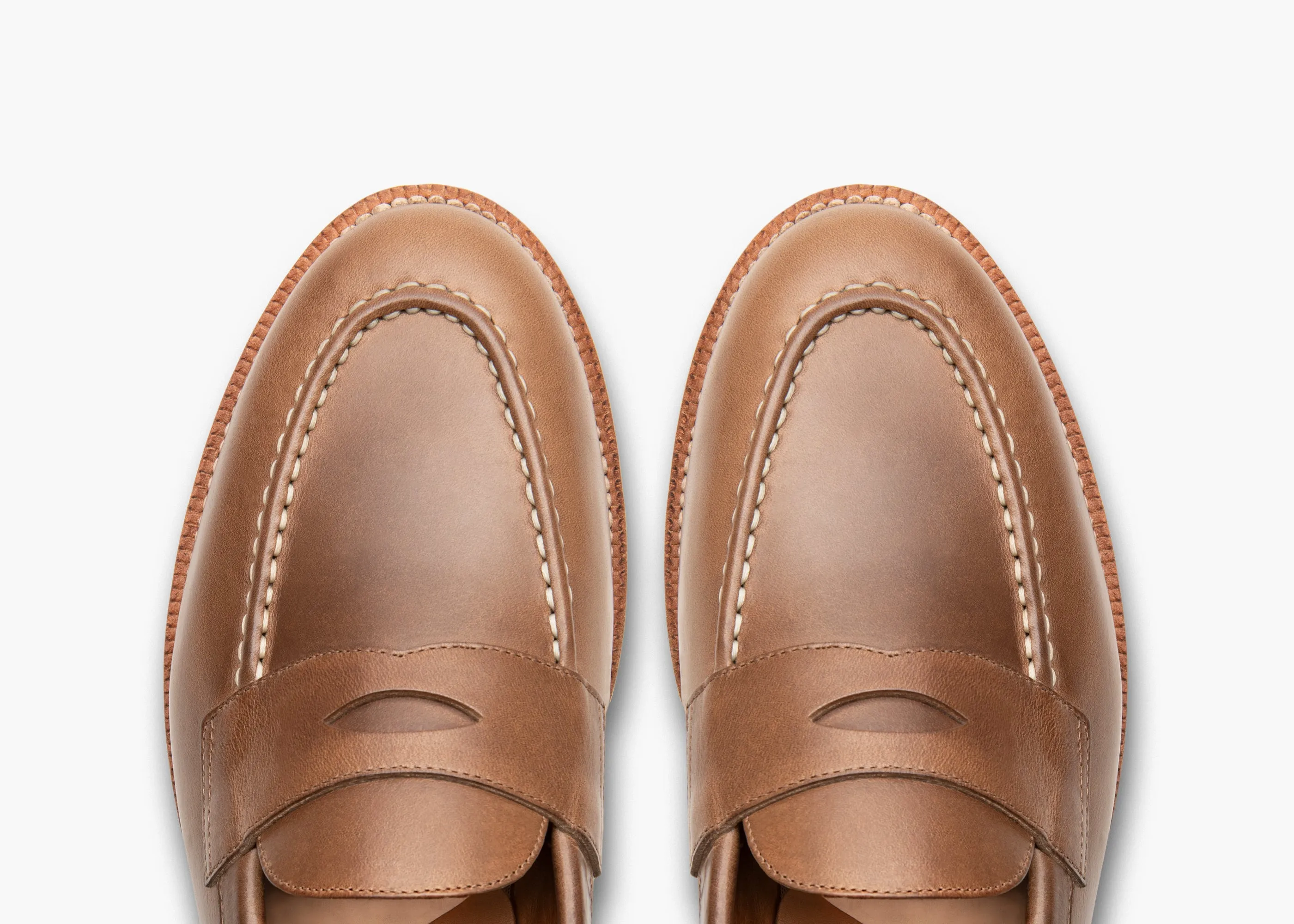 Premium Leather Light Dash Traveler Penny Dune Chromexcel