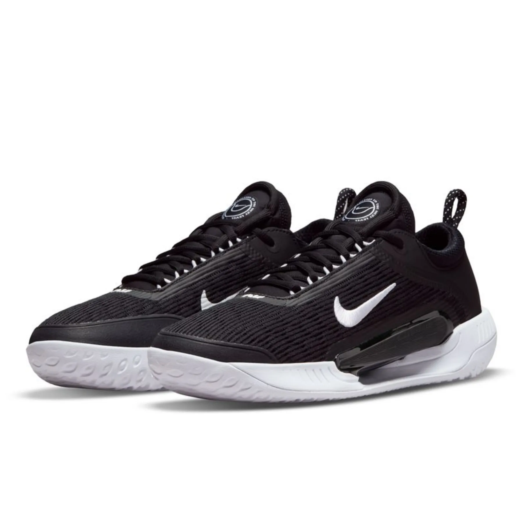 Nike Court Zoom NXT Men Hard Court Tennis Shoes - Black/White Shock absorption Stylish