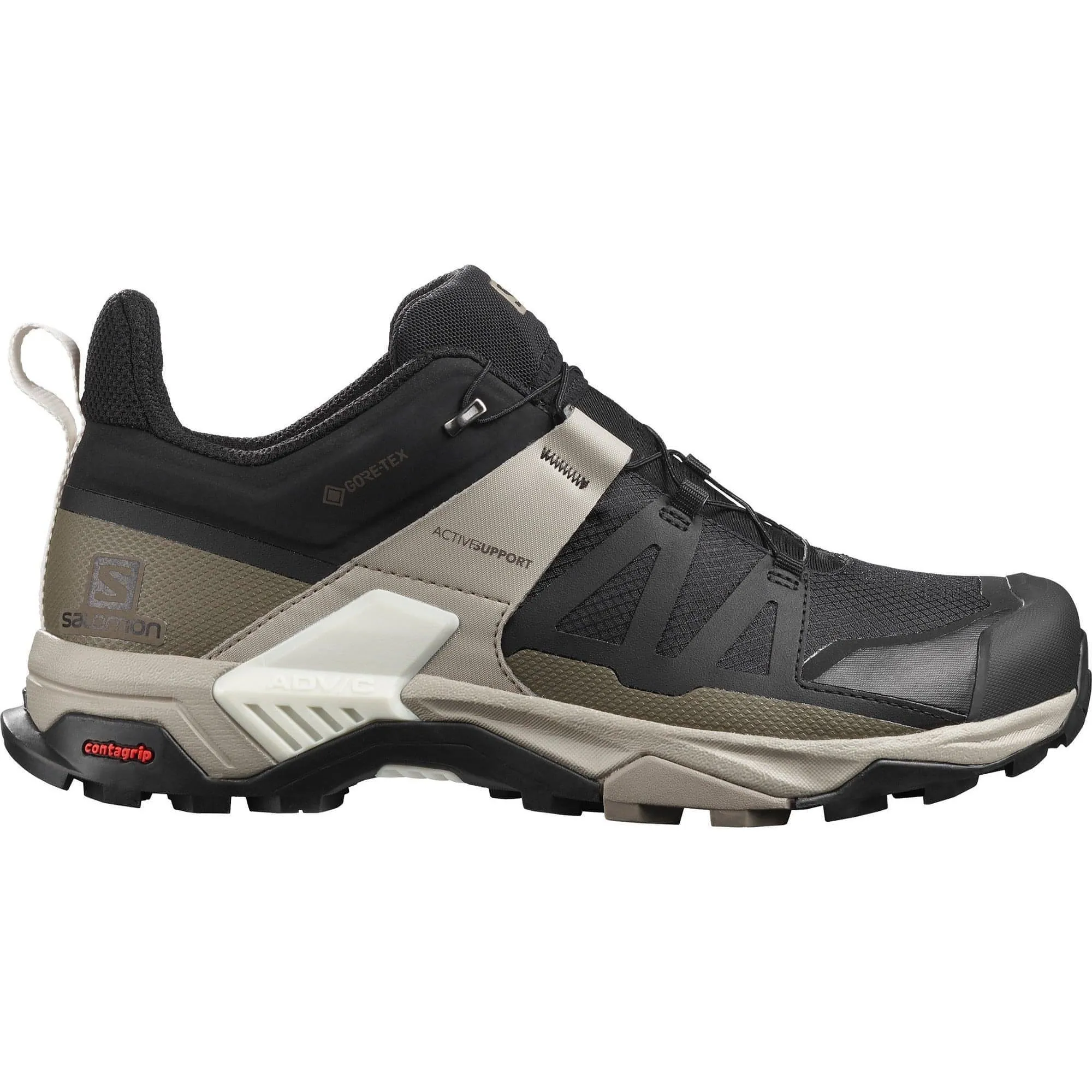 Salomon X Ultra 4 GORE-TEX Mens Walking Shoes - Black Off-Road Footwear Durable Footwear