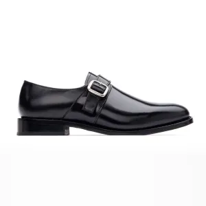 Monk Shoe - Black Stable Structure Breathable Design