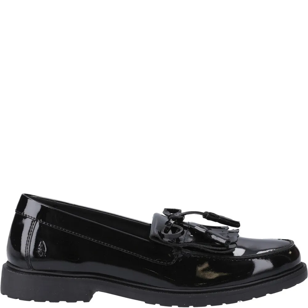 Black Verity Kiltie Patent Loafers Water   Resistant Art Spot