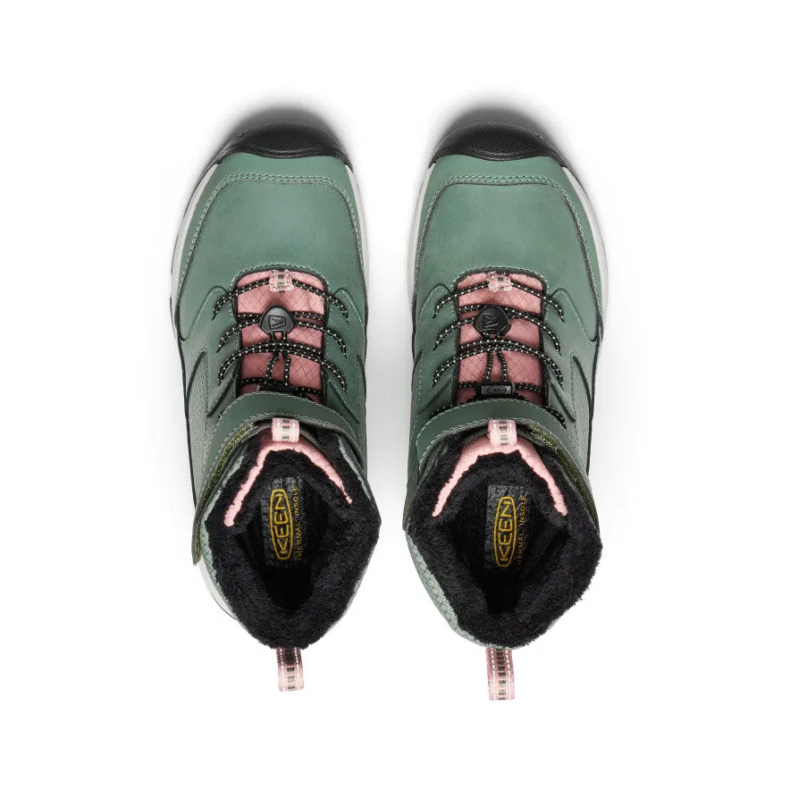 Big Kids' Skua Waterproof Winter Boot  |  Dark Forest/Rose Elegance Adaptive Grip