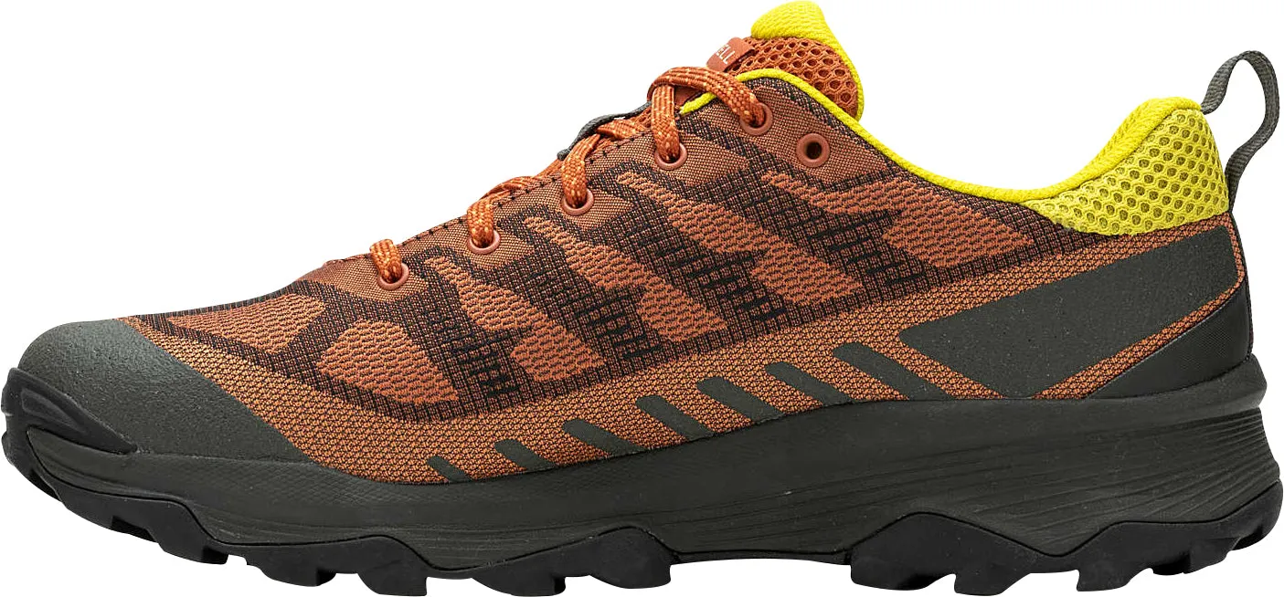 Merrell Speed Eco Waterproof Mens Walking Shoes - Orange Secure Footwear Mountain adventure