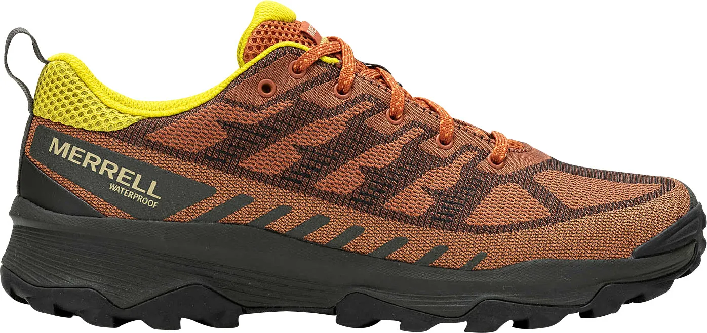 Heavy Load Support Merrell Speed Eco Waterproof Mens Walking Shoes - Orange