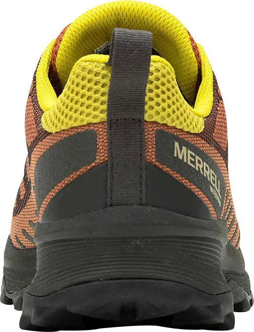 Rugged Look Merrell Speed Eco Waterproof Mens Walking Shoes - Orange