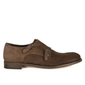 JASON 94021<br>Monkstrap in brown suede Mark Guard Prestige Edge