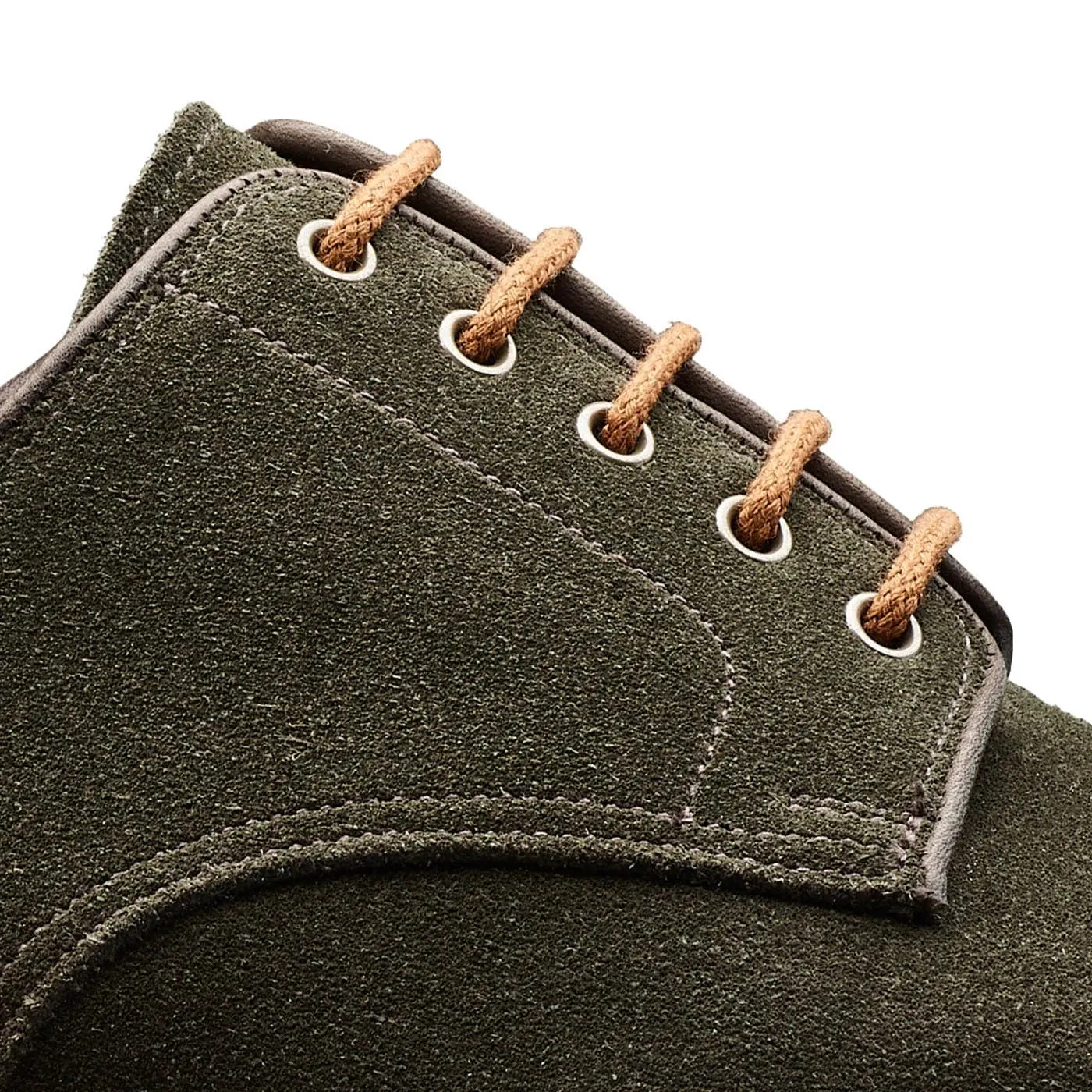 Elegant Urban Edge Cornell Earth Green Suede