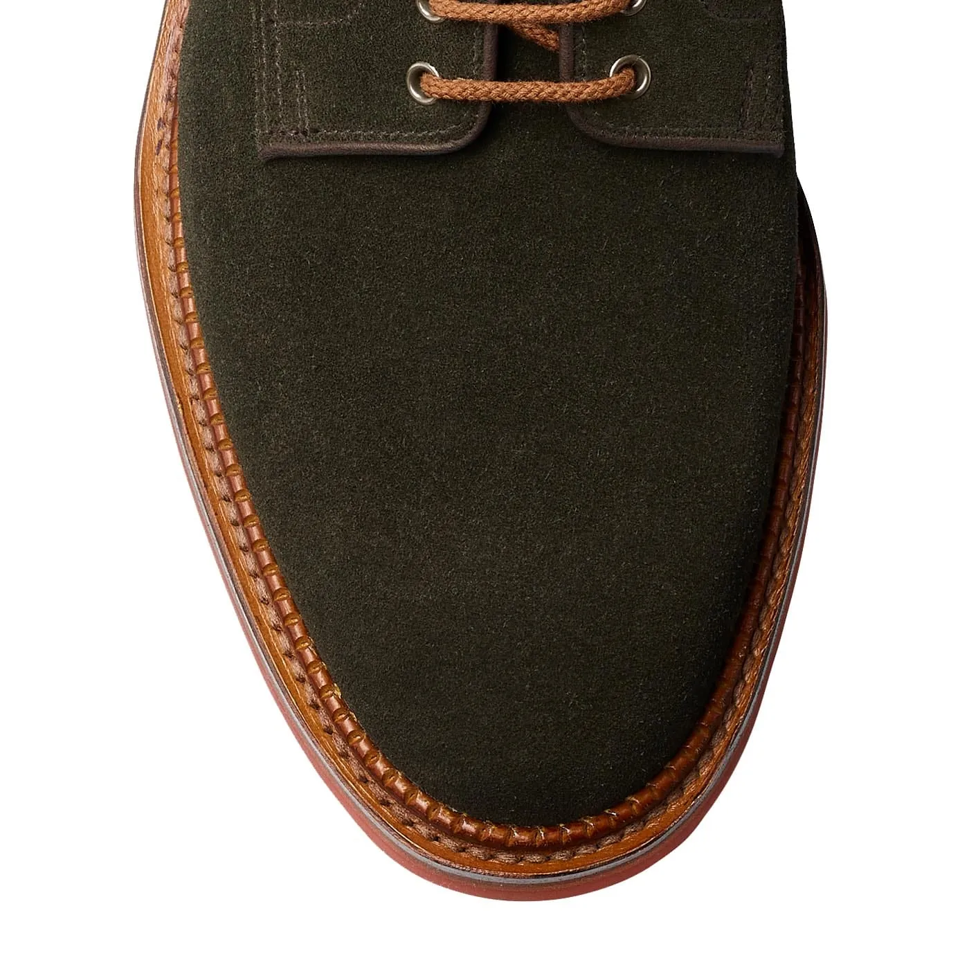 Cornell Earth Green Suede Timeless Style