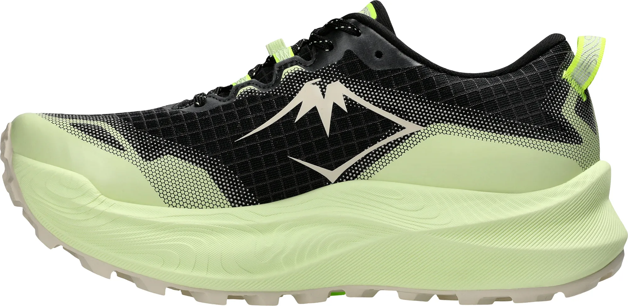 Reinforced eyelets prevent lace pressure points Dry Lining Asics Trabuco Max 3 Womens Trail Running Shoes - Black