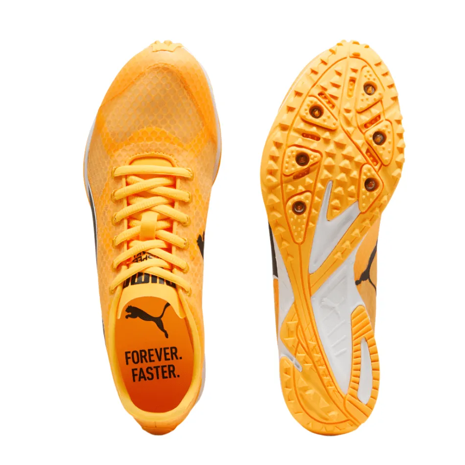 stylish aesthetics shoes Puma Unisex EvoSpeed Haraka 8 Running Shoes in Sunstream/PUMA Black/PUMA White SS25
