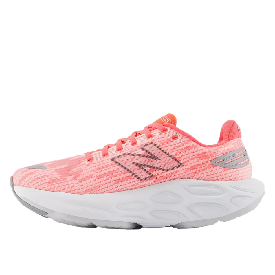 New Balance Women's Balos Running Shoes in Urgent Red/Grey Matter/Silver Metallic AW25 Fresh Foam canvas shoes