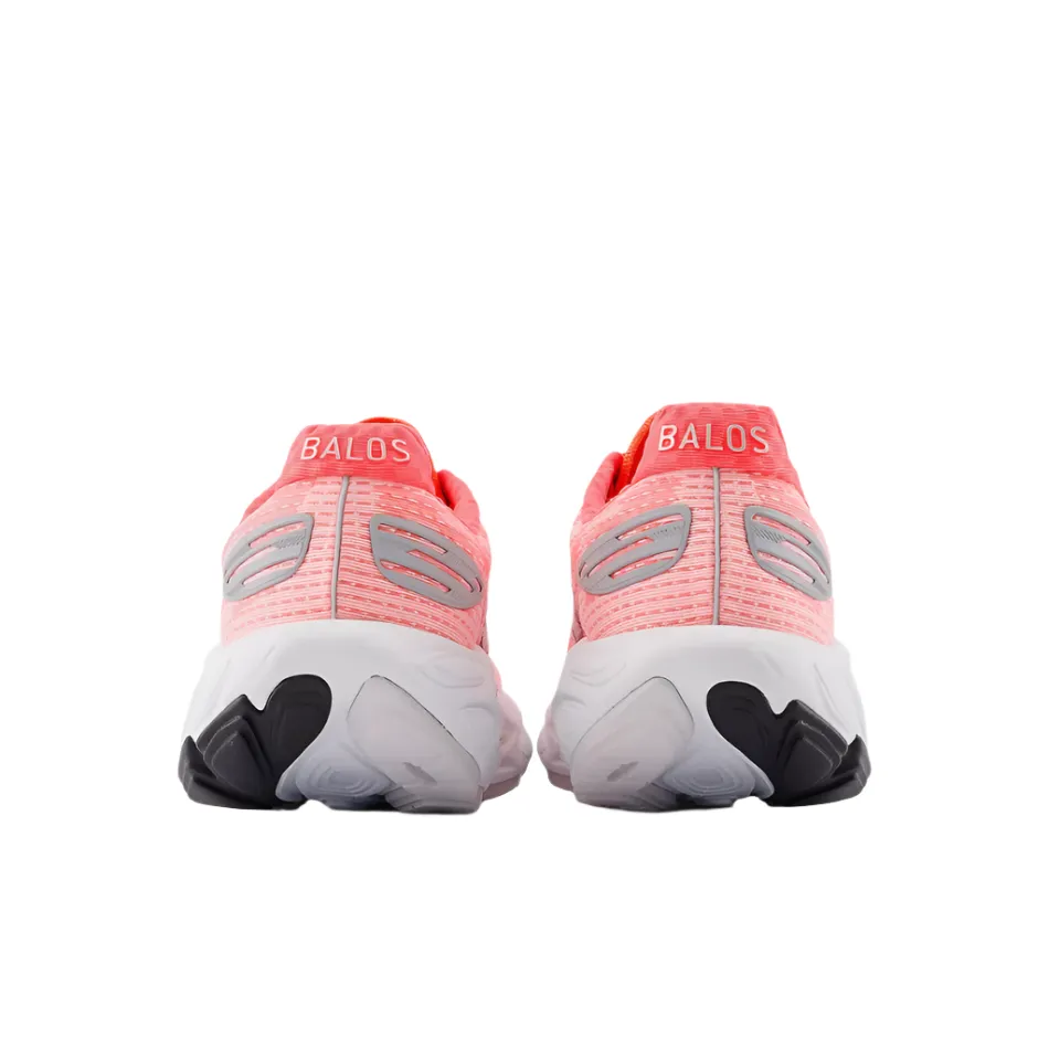 New Balance Women's Balos Running Shoes in Urgent Red/Grey Matter/Silver Metallic AW25 paisley - design shoes BreathableMesh