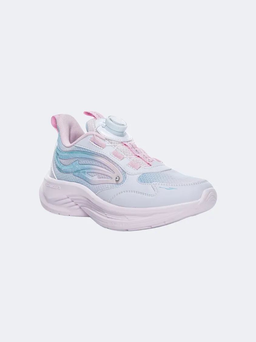 Wet Land Erke Gs-Girls Running Shoes White/Pink