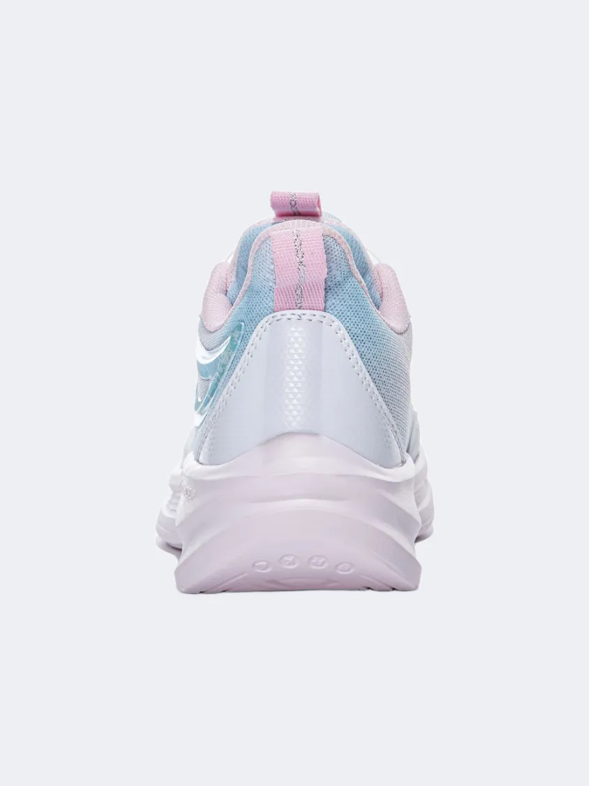 Lace Up Year long Erke Gs-Girls Running Shoes White/Pink