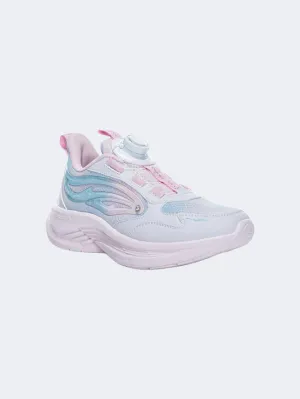 Wet Land Erke Gs-Girls Running Shoes White/Pink