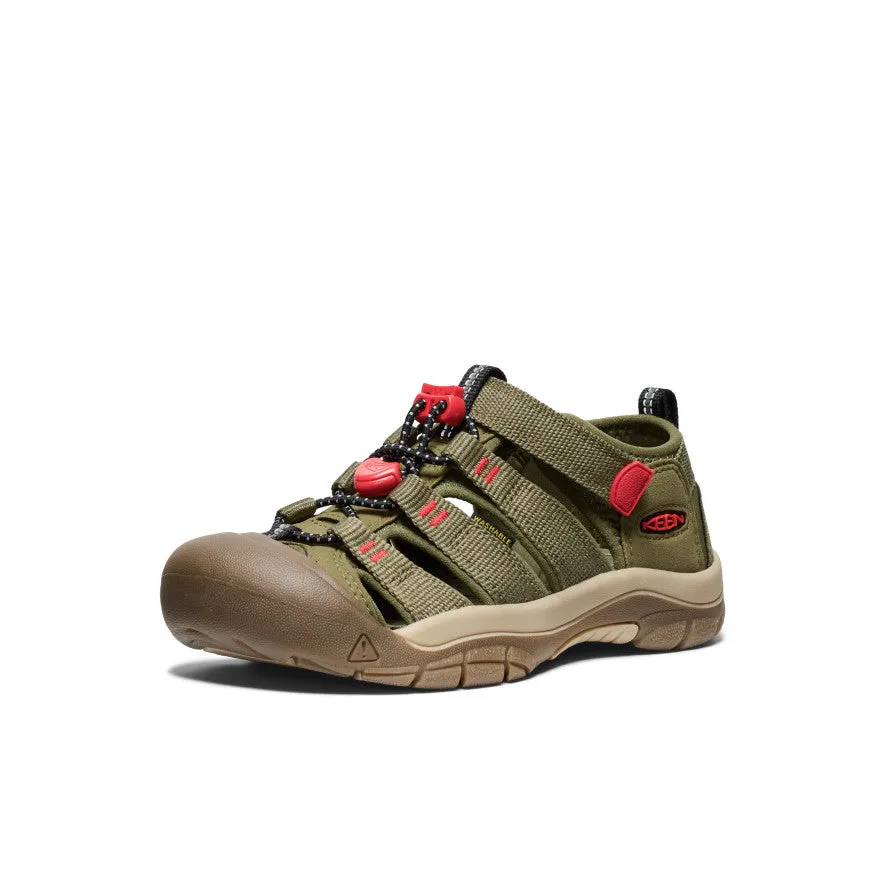 Big Kids' Newport H2  |  Martini Olive/Aura Orange Street Active Padded interior