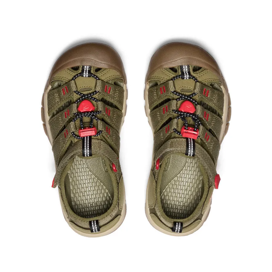 Big Kids' Newport H2  |  Martini Olive/Aura Orange Rugged Trail